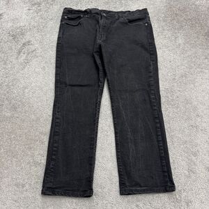 Levi's 511 Slim Stretch Denim Jeans Men 38x30 Black Dark Wash Straight Cotton